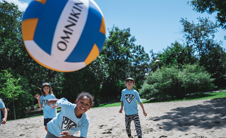 Volley-action-dehors